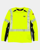 CAMISA DE PERFORMANCE MASCULINA DE MANGA LONGA HI-VIS RESISTENTE AO FOGO